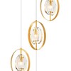 CWI Lighting Iris 6 Light Pendant With Sun Gold Finish - 2 of 4