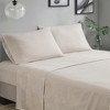 7 Pcs Stylish Bed in a Bag Stripe Print Comforter Set, All Season Ultra Soft Touch Bedding Sets, Contemporary Style Dorm Bed Set with Matching Shams - 4 of 4