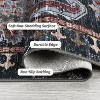 Washable rea Rug, Vintage Indoor Rug for Bedroom Living Room or Dining Room, Non-Slip Throw Rug Foldable Carpet for Entry Office Playroom - 3 of 4