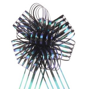 Unique Bargains Christmas Wedding Car Basket Gift Wrapping Big Organza Pull Bow 10 Pcs - 1 of 4