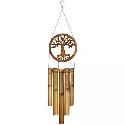 Sullivans Woodstock Chimes Asli Arts® Collection, Tree of Life Wooden Chime, 26'' Wind Chime CTOL