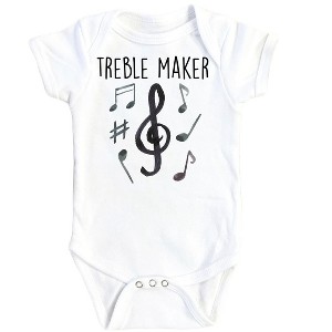 Musician Treble - Baby Boy Girl Clothes Infant Onesie® Funny Cute Newborn GS1 - 1 of 4