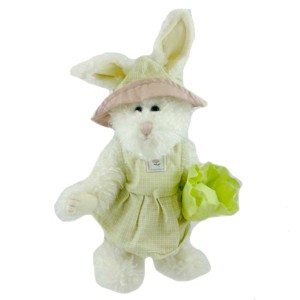 Boyds Bears 10.0 Inch Rosalie Bloomengrows Summer Garden Rabbit Hare Plush Figurines - 1 of 3