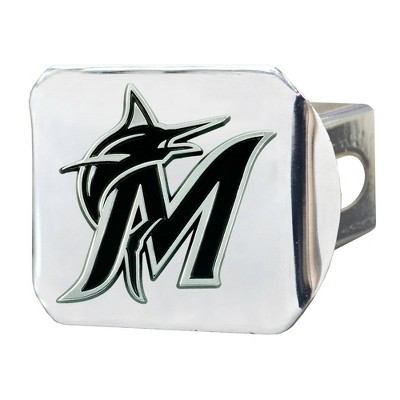 MLB Miami Marlins Metal Hitch Cover