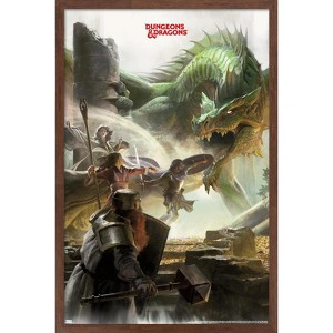 Trends International Dungeons and Dragons - Adventure Framed Wall Poster Prints - 1 of 4