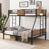 VYNXARIA Twin Over Full Metal Bunk Bed with Trundle - 3 of 4