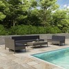 vidaXL Garden Furniture Set Grey and Anthracite - 2 of 4