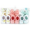 Hudson Baby Infant Girls Headband and Socks Giftset, Lemon, One Size - 2 of 4