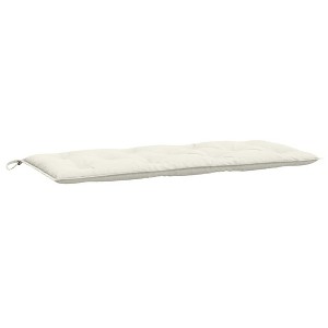 vidaXL Garden Bench Cushion Melange cream 100% polyester 47.2 x 19.7 in - 1 of 4