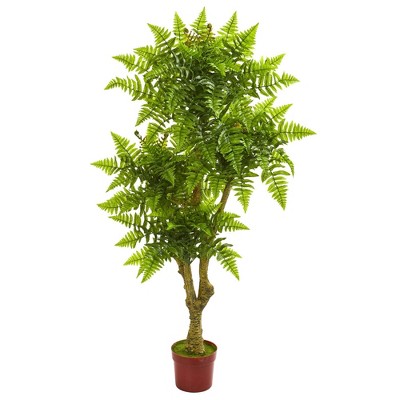 5.5' Boston Fern Artificial Tree - Nearly Natural