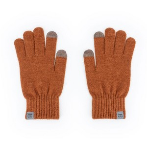 Britt's Knits Men’s Craftsman Winter Knit Tech-Friendly Fingertips One Size Fits Most Gloves - 1 of 2