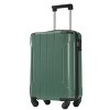 FONTOI 20 Inch Checked Luggage Expandable Hardshell Luggage Lightweight Durable Travel Large Suitcase with Wheels, Green 13.6"* 8.3"*21.5" - 2 of 4