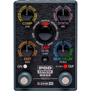 Line 6 POD Express Bass Effects Pedal Black - 1 of 4