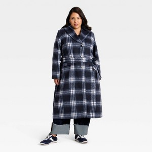 Women's Belted Coat - Ava & Viv™ - 1 of 3