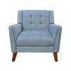 NicBex Accent Chair Lounge Chair Arm Chair Hand Crafted Comfy Chair For Living Room, Reading Room, Bedroom - 2 of 4