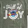 Men's - Lilo and Stitch - Full Of Joy Christmas Short Sleeve Graphic T-Shirt - 2 of 4