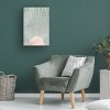 Sarah Manovski  'Sage Green Boho Sun' Canvas Art - 4 of 4