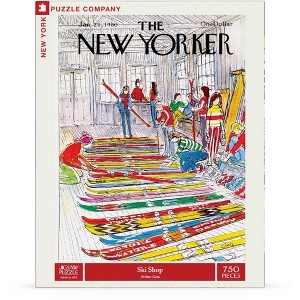 New York Puzzle Company Ski Shop 750 Piece Puzzle - 1 of 3