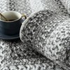 Washable Rug, Machine Washable Rugs for Bedroom, Braided Print Floor Cover, Rustic Low Pile Accent Carpet for Living Room Office, Black - 4 of 4