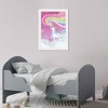 15" x 21" Unicorn Light Fantasy and Sci-Fi Framed Art Print - Wynwood Studio: Modern Decor, Digital Fairytale Artwork, White Frame - 3 of 4