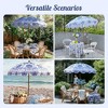LAGarden Our Beach Portable Umbrella for Sand Beech Wood Pole Carry Bag - 3 of 4