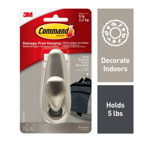 Command 6 Hooks 8 Strips Mini Clear Decorative Hooks