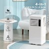 ZAFRO 10,000 BTU Portable Air Conditioners Cool Up to 450 Sq.Ft, 4 Modes Portable AC with Remote Control/LED Display/24Hrs Timer, White - 4 of 4