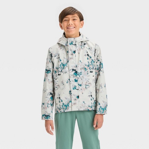 Kids' Rain Shell Jacket - All in Motion™ White M