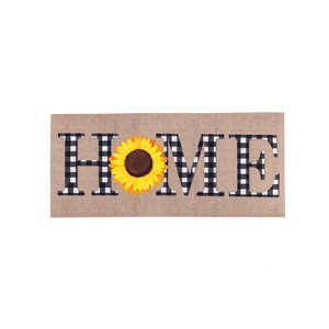Evergreen Sunflower Home Sassafras Indoor Outdoor Switch Doormat 1'10"x10" Multicolored - 1 of 4