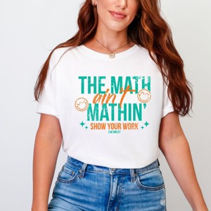 Simply Sage Market S.W.Smiley The Math Ain't Mathin' Garment Dyed Tee - 1 of 4