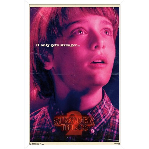 Trends International Netflix Stranger Things: Season 4 - Russia Teaser One  Sheet Framed Wall Poster Prints White Framed Version 14.725 x 22.375