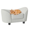 Pet Sofa Bed, Chenille Sofa with Washable Cushions, Suitable for Cats and Dogs - 4 of 4
