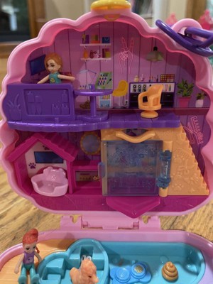 Polly Pocket Groom & Glam Poodle Compact Playset : Target