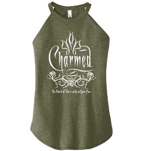Women's - Charmed - The Power of Three Will Set You Free Graphic High Neck Tank - 1 of 2