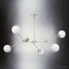 Urban Ambiance Luxury Minimalist Indoor Chandelier,  5-7/8''H x 50"W x 50''D,  Brushed Nickel Finish, UHP4980 - 3 of 4