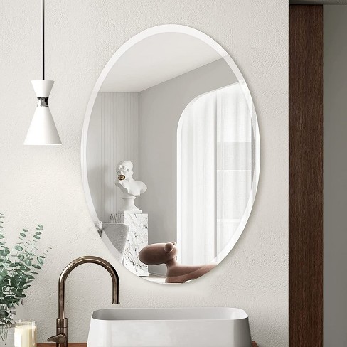 30 in. W x 36 in. L Beveled Edge Bath Mirror