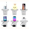 5 Star Super Deals Wall Outlet Shelf Organizer - Space-Saving Socket Stand Holder for Kitchen & Bathroom, Holds 10lbs - Ideal for Phones - 4 of 4