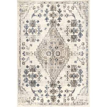 nuLOOM Fading Floral Gabbeh Leahy Area Rug
