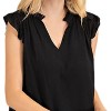 Women's Ruffled Sleeves Top - KORI - 2 of 2