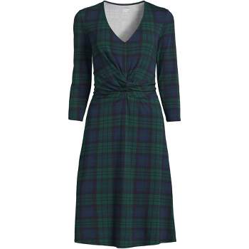Lands' End Women's Long Sleeve Velvet Turtleneck Dress - Large - Deep  Balsam : Target