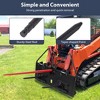 Garvee 1/2" Skid Steer Mount Plate Universal Quick Tach Loader Plate Fits Kubota Bobcat Tractor Compatible for Connector, Hay Spear, Pallet Forks - 4 of 4