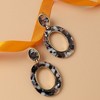 SOHI Women's Gold Marble Drop Earrings - 2 of 3