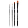 Creative Mark Beste Golden Taklon Super Shader #8  Artist Brush, Professional Watercolor Brushes, For Acrylic Painting, Short Handle, Sharp Edges, - 3 of 4