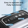 ZAFRO Ice Makers Countertop,33lbs Per Day, 24 Ice Cubes/Cycle in 6 Mins,Clear Ice Cube Maker with Scoop & Basket,3 Ice Sizes, for Home(Black) - 4 of 4