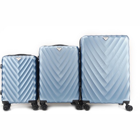 Mirage Luggage Ryan Abs Hard Shell Lightweight 360 Dual Spinning Wheels Combo Lock 3 Piece Luggage Set Target