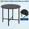 Nasitip 3-Piece Acapulco Patio Set - Modern Rattan Chairs & Table, Outdoor Bistro Set for Balcony/Garden, Black - 2 of 4