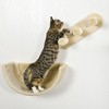 Gulches 4 - Piece Beige Cat Wall Shelves Set: 3 - Step Climbing, Hammock, Perches, Scratching, Ideal for Play & Sleep - 4 of 4