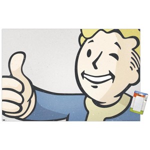Trends International Fallout - Vault Boy - Thumbs Up Close-Up Unframed Wall Poster Prints - 1 of 4