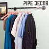 Pipe Decor 24 in. Industrial Pipe Clothing Rack (Wall Mounted) - 2 of 4