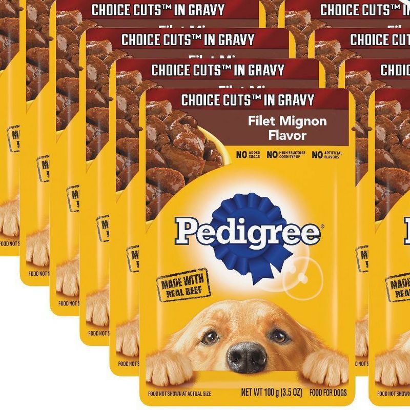 Pedigree Choice Cuts In Gravy with Beef in Filet Mignon Flavor Wet Dog Food - 3.5oz, 5 of 6